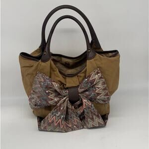 Sequin Bow Tote
